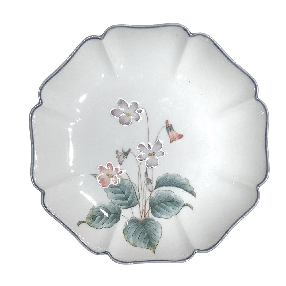 Vintage Otagiri Japan Violet 8 1/4”Plate